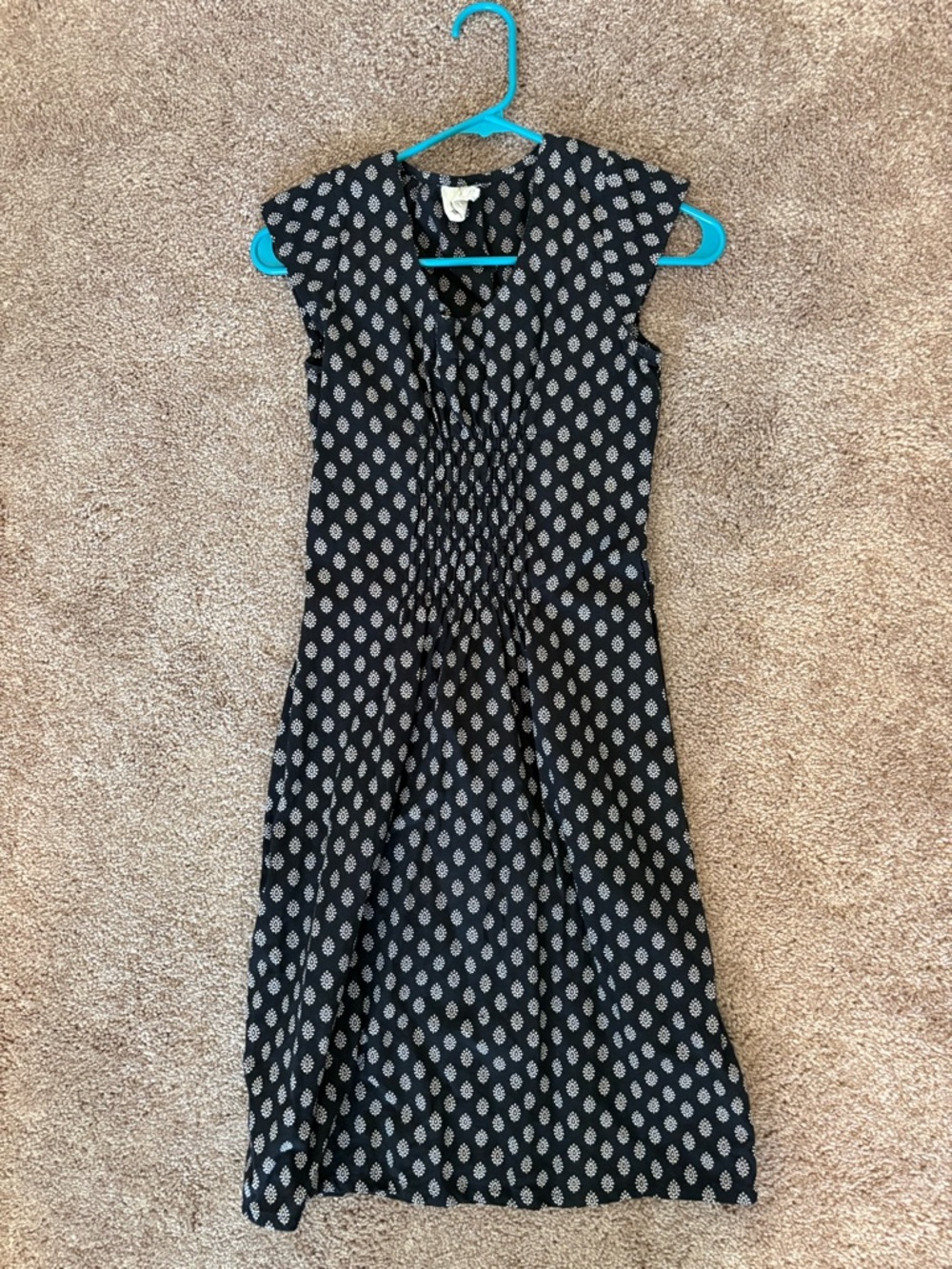 Mata traders artsy traveler black and white dress